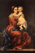 Virgin and Child with a Rosary sg MURILLO, Bartolome Esteban